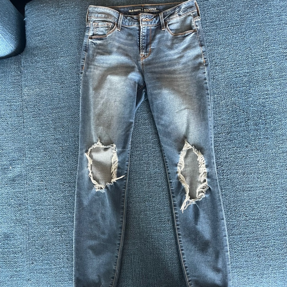 Rockstar mid rise skinny jeans